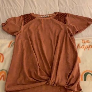 Free people tied bottom top